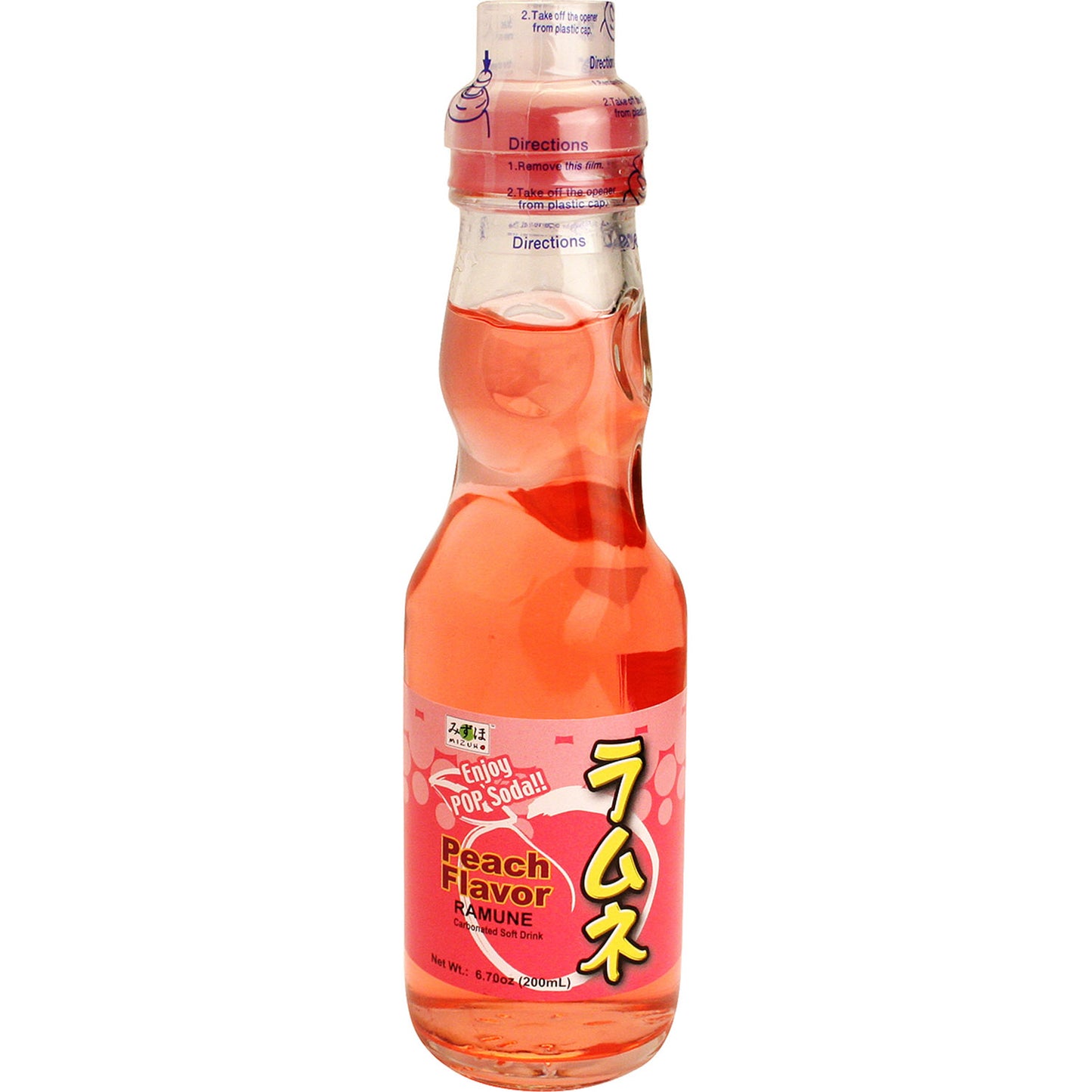 Mizuho Ramune Drink Peach