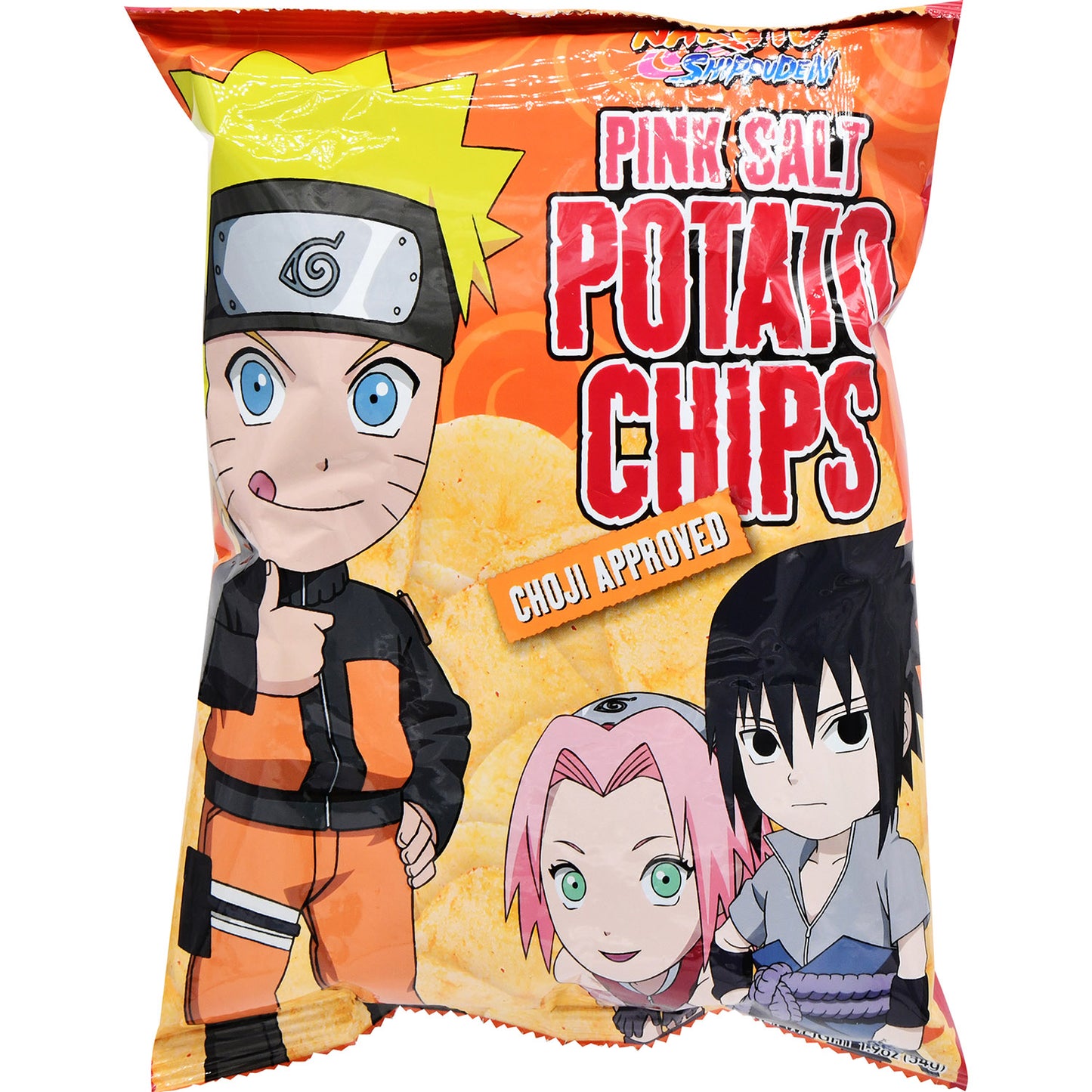 Naruto Pink Salt Potato Chips