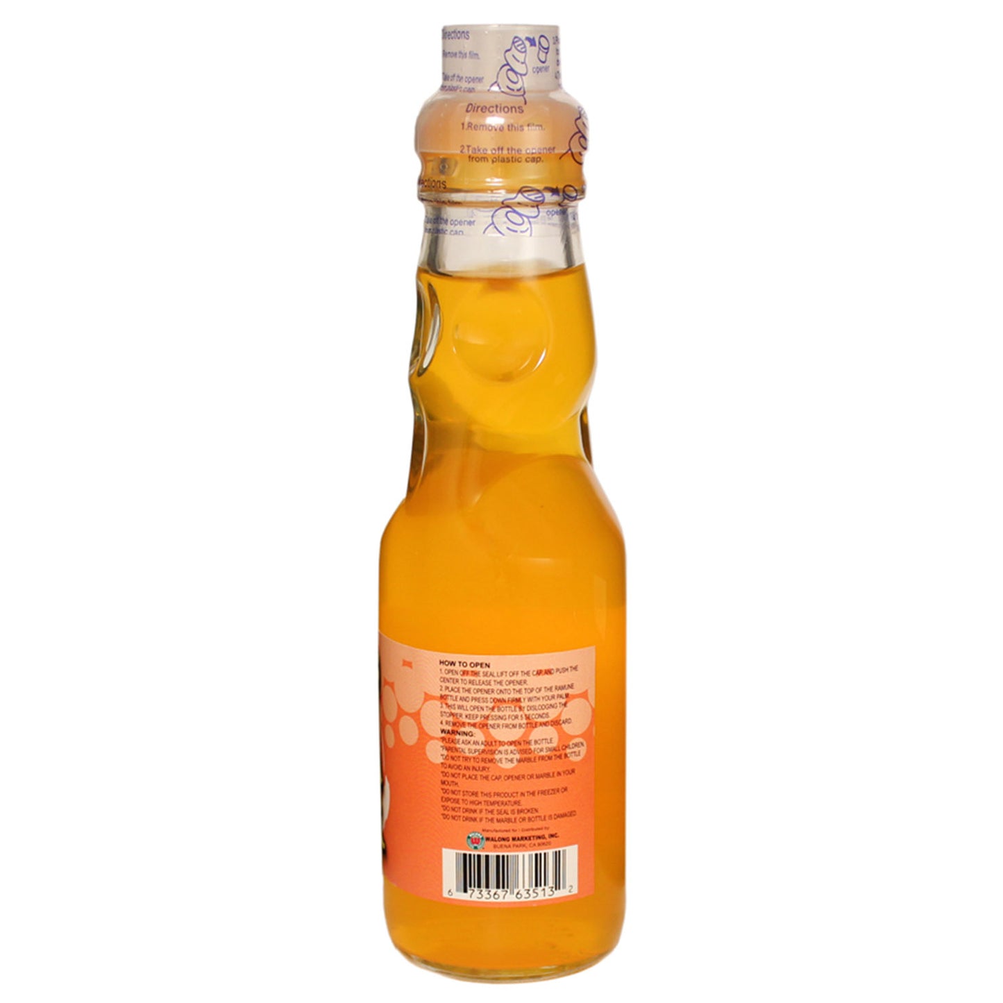 Mizuho Ramune Drink Orange