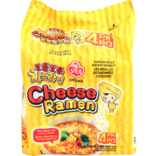 Ottogi Cheese Ramen 4Pk